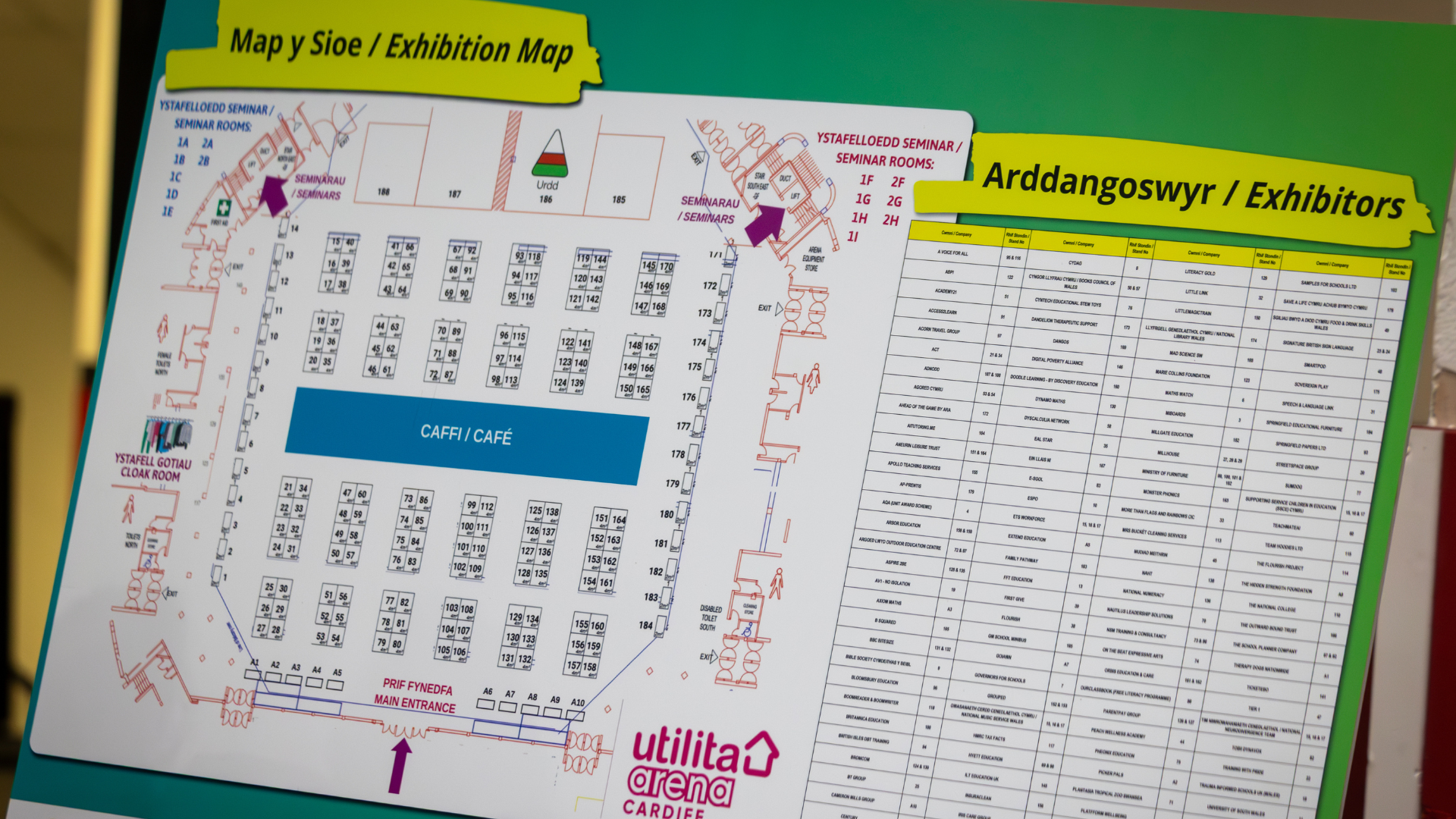 Exhibitors page banner image